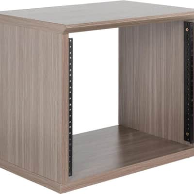 Gator Frameworks Elite 8U Desktop Studio Rack - Driftwood Grey image 2