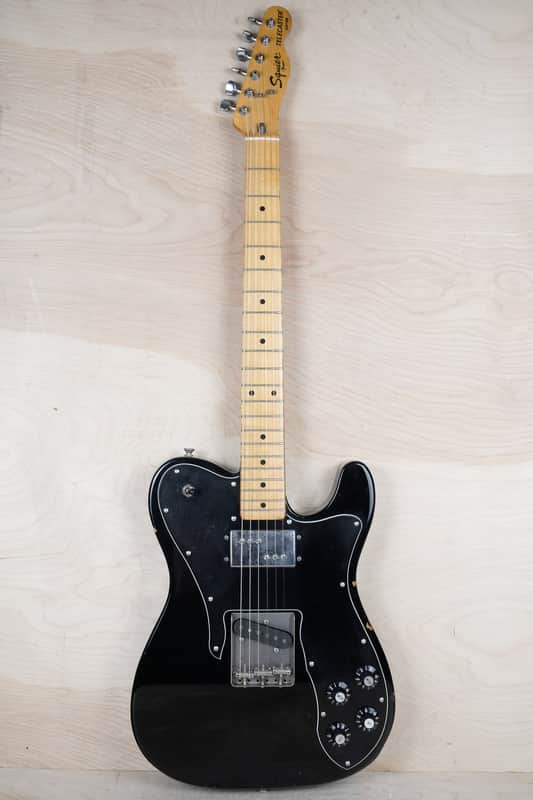 Squier CTC-55 Telecaster Custom 1983 Black Vintage Fender | Reverb