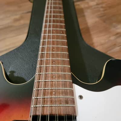 1966 Mosrite Celebrity III 12 String 3-12SB Electric Guitar Sunburst All Original W/HSC image 13