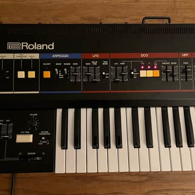 Roland Juno-60 61-Key Polyphonic Synthesizer 1982 - 1984 - Black image 3