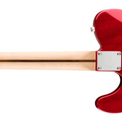 Squier Affinity Series™ Telecaster® FMT SH, Laurel Fingerboard, White Pickguard - Crimson Red Transparent image 3