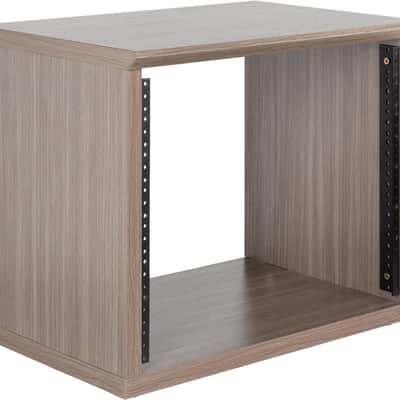 Gator Frameworks Elite 8U Desktop Studio Rack - Driftwood Grey image 1