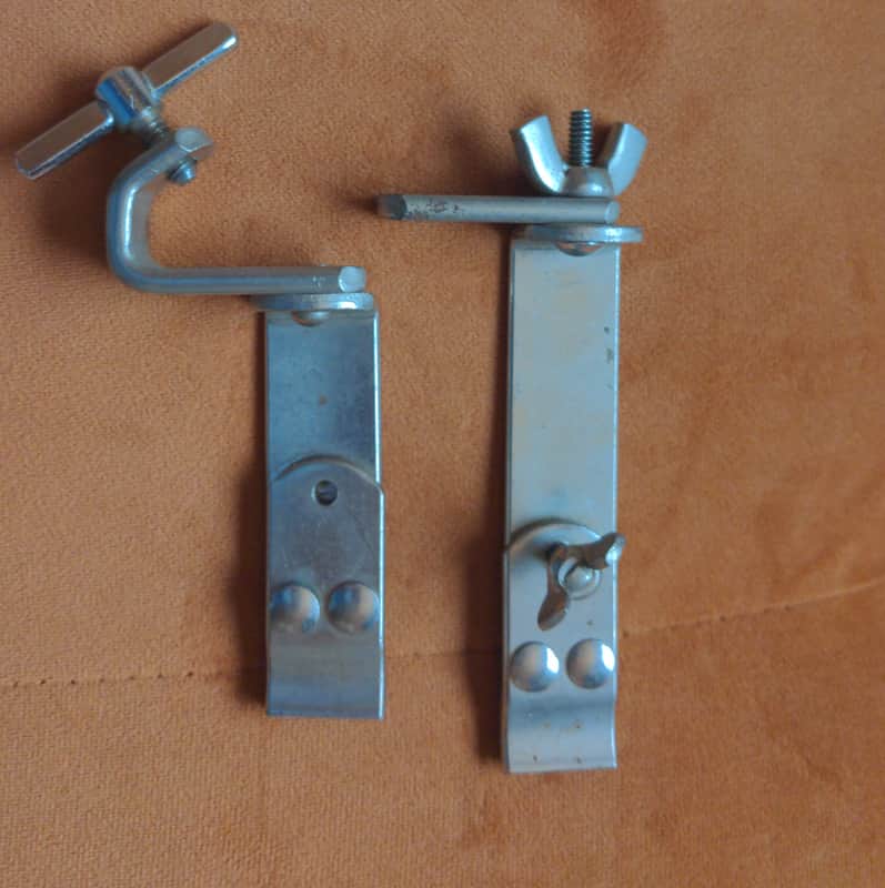 Danmar Percussion accessory mount or holder 1970 - Chrome image 1