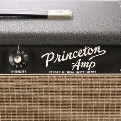 1966 Fender Princeton-Amp AA964 Tube Guitar Combo Amplifier w/ Footswitch #50085 image 4