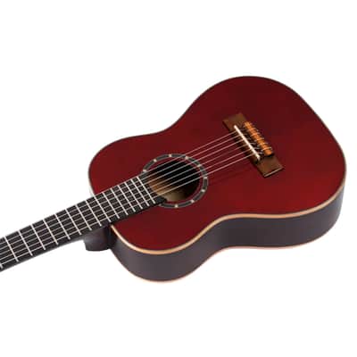 Ortega R121-3/4 WR Wine Red, inkl. Bag - 3/4 classical guitar image 5