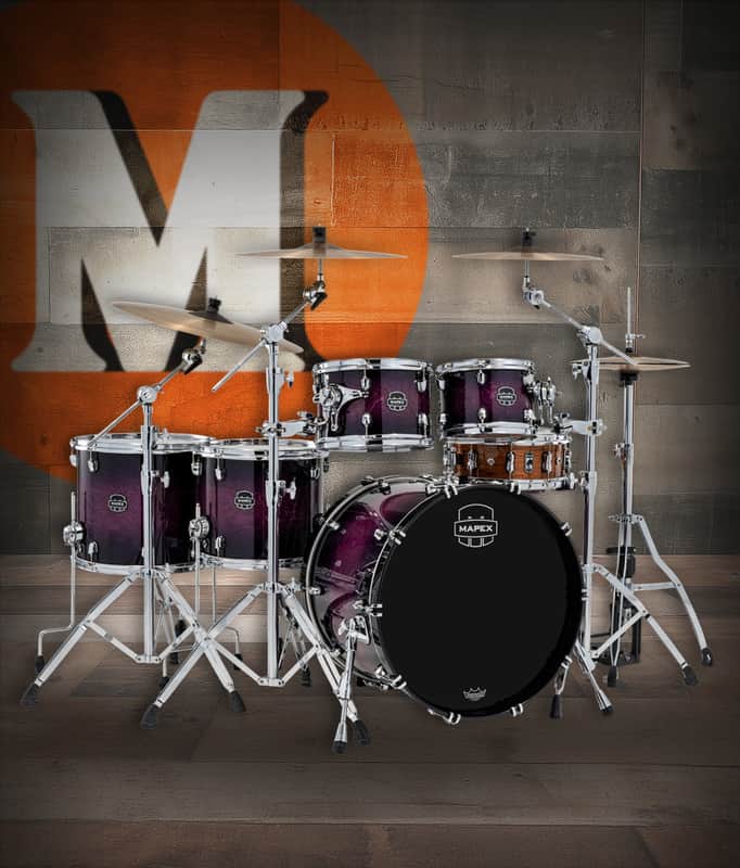 Mapex Saturn VI Exotic Studioease 5-Piece Shell Pack - Royal