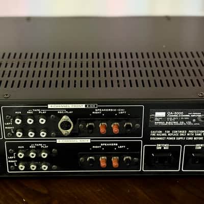 πΆβ¨π₯ RARE Sansui QA-5000 Vintage Quad Integrated Amplifier β Serviced β’ Excellent β’ 100 V w/ Step-Down Transformer β’ Plug & Play image 8