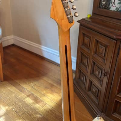 Fender Vintera ‘60s Jazzmaster - Olympic White w/Mighty Mite replacement neck image 9