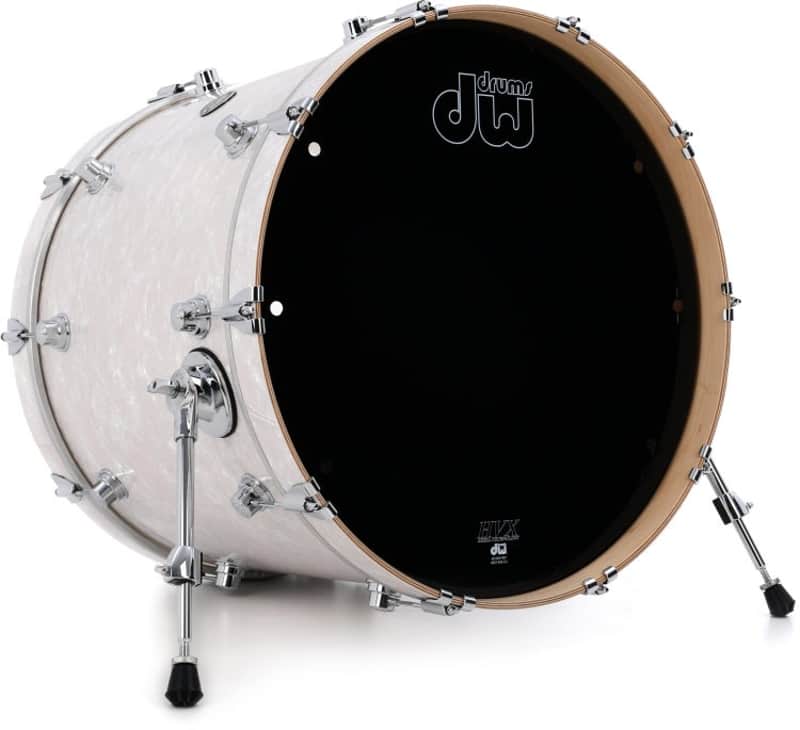 DW Performance Series Bass Drum - 18 x 22 inch - White Marine FinishPly (PSK22WMd1) image 1