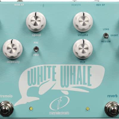 Crazy Tube Circuits White Whale V2 Spring Reverb/Tremolo Effects Pedal image 1