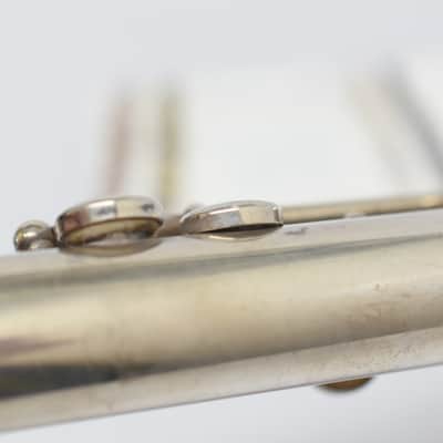 Vintage Selmer Handmade Solid Sterling Silver Flute Open Hole w/ Offset G C Foot image 18