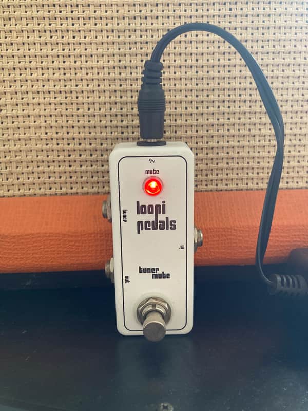 Loopi Pedals Tuner Mute Switch 2014 - Custom White image 1