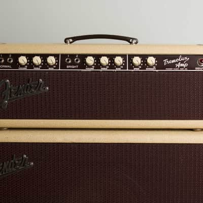 Immagine Fender Tremolux 6G9-A Piggyback Tube Amplifier (1962), ser. #00854. - 22