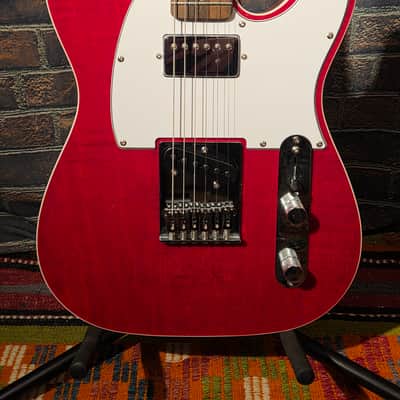 Squier Affinity Telecaster FMT SH Crimson Red Transparent image 5
