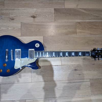 Epiphone Les Paul Standard Pro Trans Blue Burst (2017) with Coil-Splitting image 10