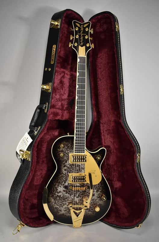 Gretsch G6134TG Limited Edition Paisley Penguin 2023 Black Paisley image 1