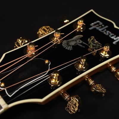 MINT Gibson Custom Shop Hummingbird Custom Koa Modern Collection Antique Natural - SSHCANGE 067 image 4