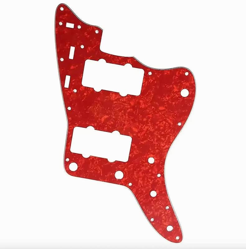Jazzmaster Style Red Pearl Guitar Pickguard Scratch Plate image 1