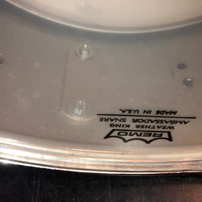 Slingerland - Chrome Over Brass Sound King Snare Drum image 7