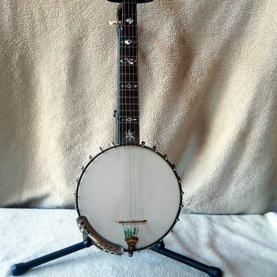 Alfred Cammeyer  5 String Banjo. 1890's Natural image 4