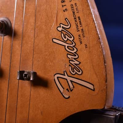Fender stratocaster 1966 olympic white old refin image 11