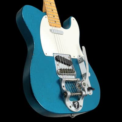 Fender 2017 Twisted Tele Journeyman Relic - Aged Blue Sparkle image 2