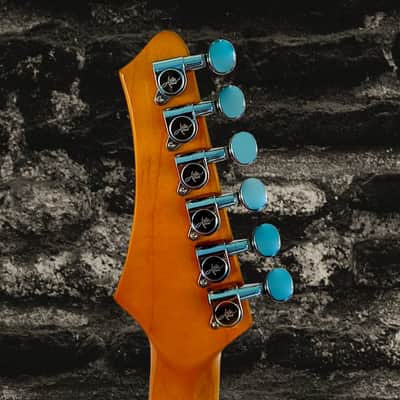 Aslin Dane AST-4 Strat style with glossy maple fingerboard - Vintage Sunburst image 10