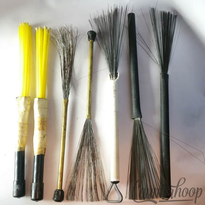 7x Wire Brushes Jazz Snare Drum Set Sticks Vic Firth,Zildjian,+Vintage Misc Lot image 1