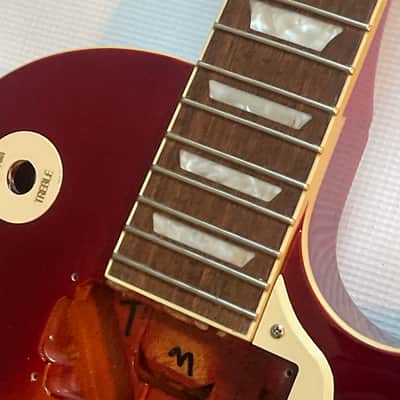2021 Epiphone Les Paul Standard 50's Heritage Cherry Sunburst Electric Guitar Body & Neck Husk (Repaired) image 15
