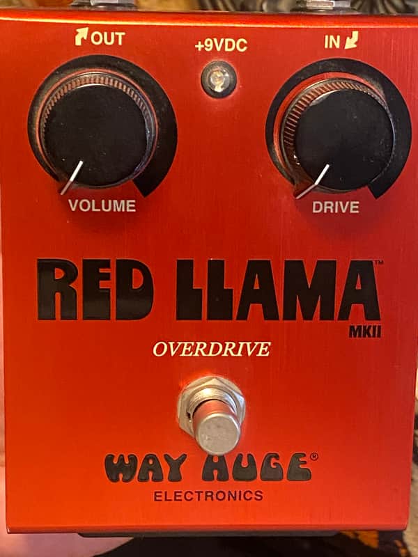 Way Huge WHE203 Red Llama Overdrive MkII 2012 - 2019 - Red image 1