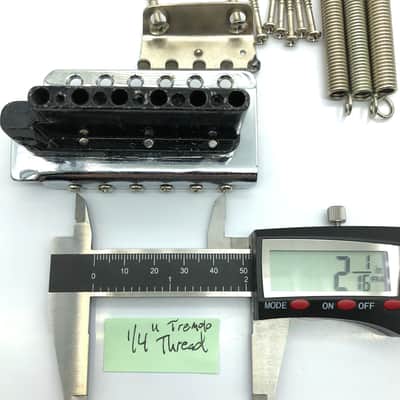 Stratocaster Style Tremolo/Vibrato Assembly Chrome image 4