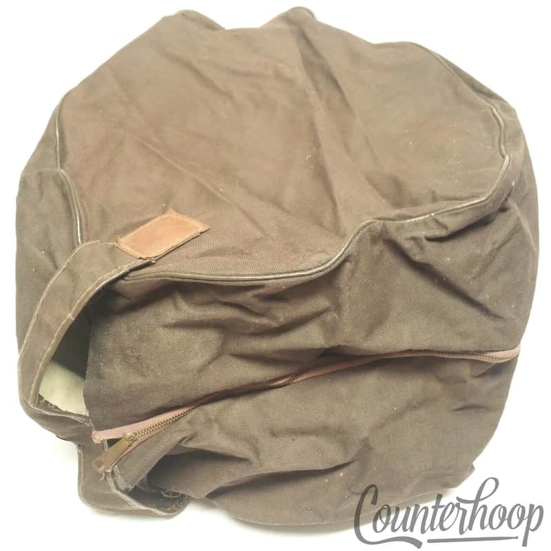 Slingerland 9x13" Canvas Fabric Tom Drum Case Soft Shell Vintage 40s Elem Zipper image 1