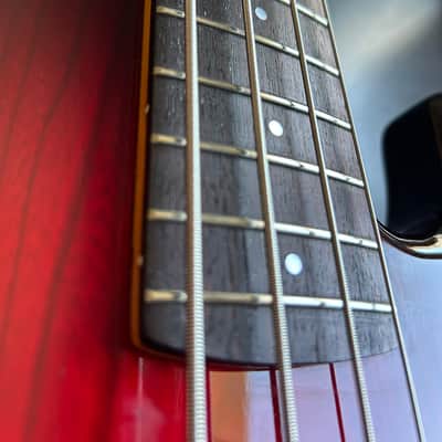 Tokai Custom Edition Jazz Bass Made in Japan 1991 - Transparent Red image 7