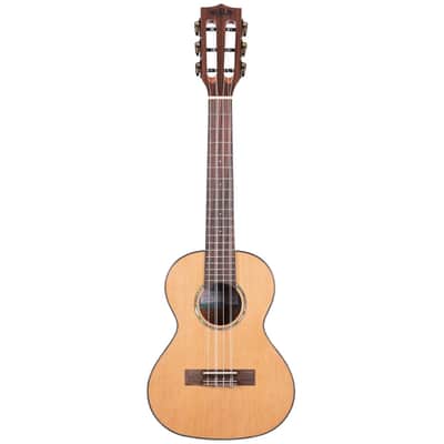 Kala Brand Solid Cedar & Acacia 6-String Tenor Ukulele image 4