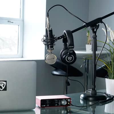 Rockville Kick Drum Stand For Avantone Pro MONDO Kick Drum Microphone Mic image 8