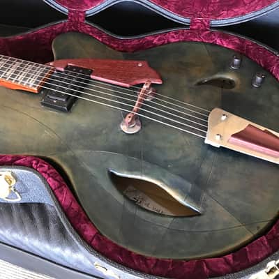 EL WELKER 17" Archtop 2002 - Leather image 5