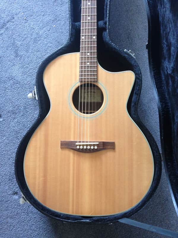 Eastman AC222CE Grand Auditorium Acoustic-Electric Guitar w/HC, Rosewood, Natural Satin Finish image 1