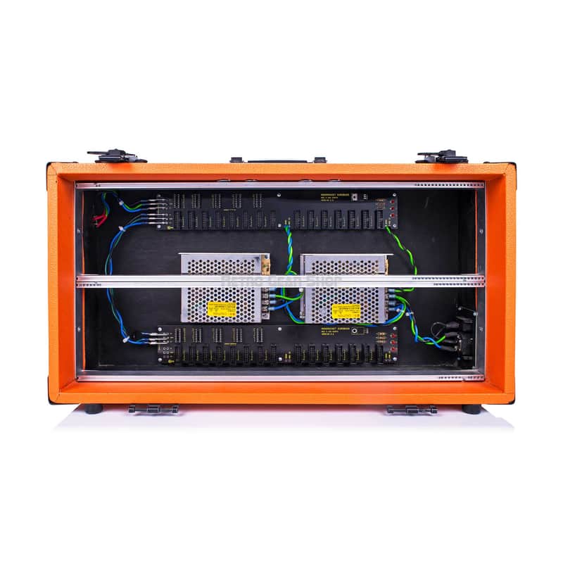 Monorocket 12U 84HP 336HP Total Orange Eurorack Synth Case for Modular Synth image 1
