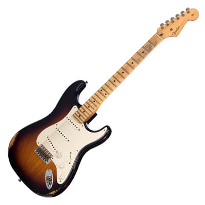 Fender Custom Shop MVP 1956 Stratocaster Relic - Wide Fade 2-Tone Sunburst - Dealer Select Master Vintage Player Series Electric Guitar - NEW! image 5