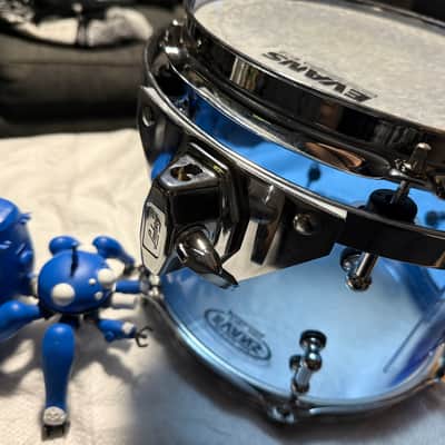 Percussion Kus-toms 8x10 Tom 2015 - Acrylic VistaLite Blue image 2