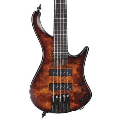 Used Ibanez EHB1505SDEL EHB Headless Bass 5-String - Dragon Eye Burst image 1