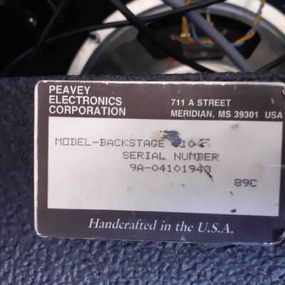 Peavey 110 approx 1989/90 - Black / Silver image 3
