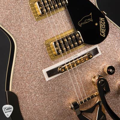 Gretsch G6134TG Limited Edition Penguin™ with String-Thru Bigsby - Champagne Sparkle image 12