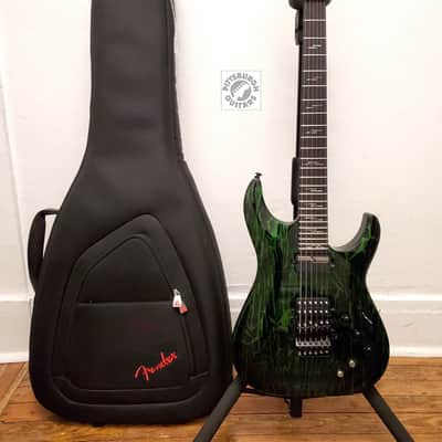 2020 Schecter C-1 FR S Silver Mountain in Toxic Venom; Comes with Gig Bag and Pro-Setup! image 13