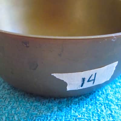 Japanese Rin Singing Bowl Cup Chime - Vintage image 4