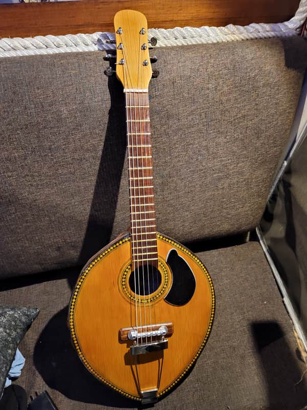 South Pacific Tortoise Shell 6 String Vintage Antique Guitar Made In1944 image 1
