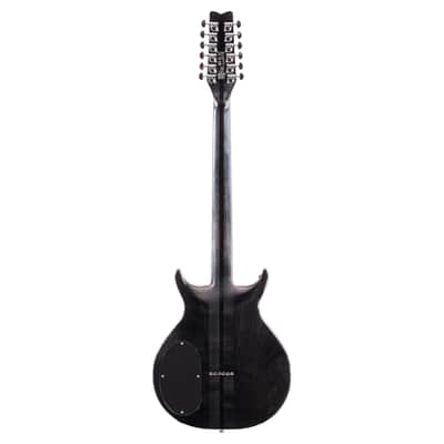 Washburn Hawk 12-String Electric Guitar (Trans Black) *USA Small Business* image 3