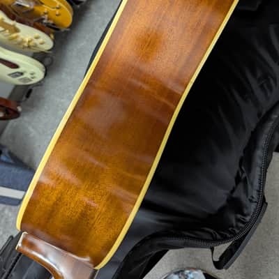 Alvarez 5063 Vintage Acoustic, w/padded gig bag, setup review, & shipping image 8