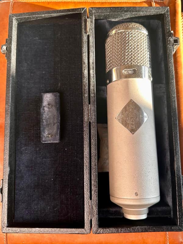 Neumann U47 Big Badge with M7 and early black PSU! ORIGINAL vintage full set image 1