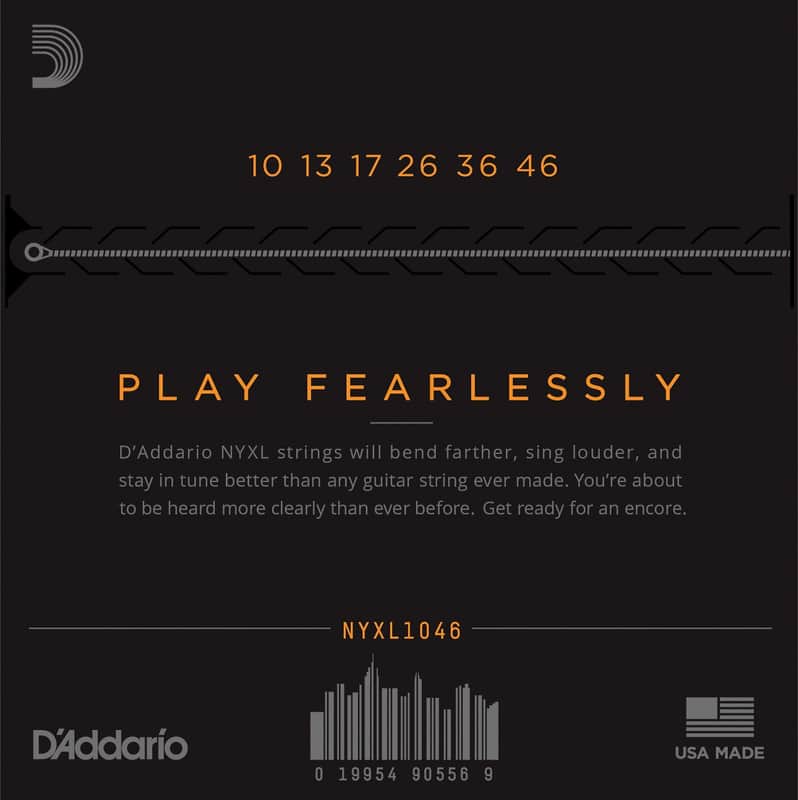D'Addario NYXL1046 Nickel Wound Electric Guitar Strings, Regular Light Gauge image 2